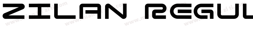 Zilan Regular字体转换